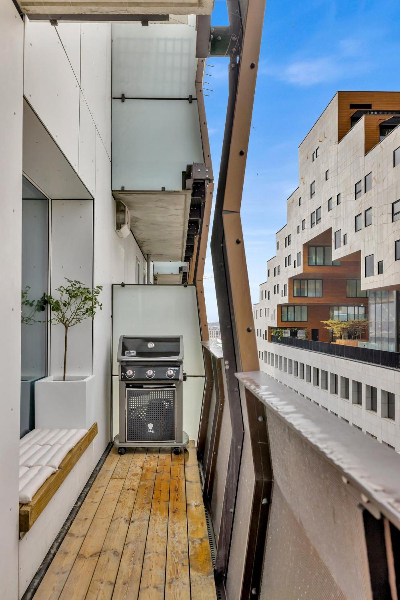 Eksklusiv Modern Barcode Apartment Oslo Exterior foto